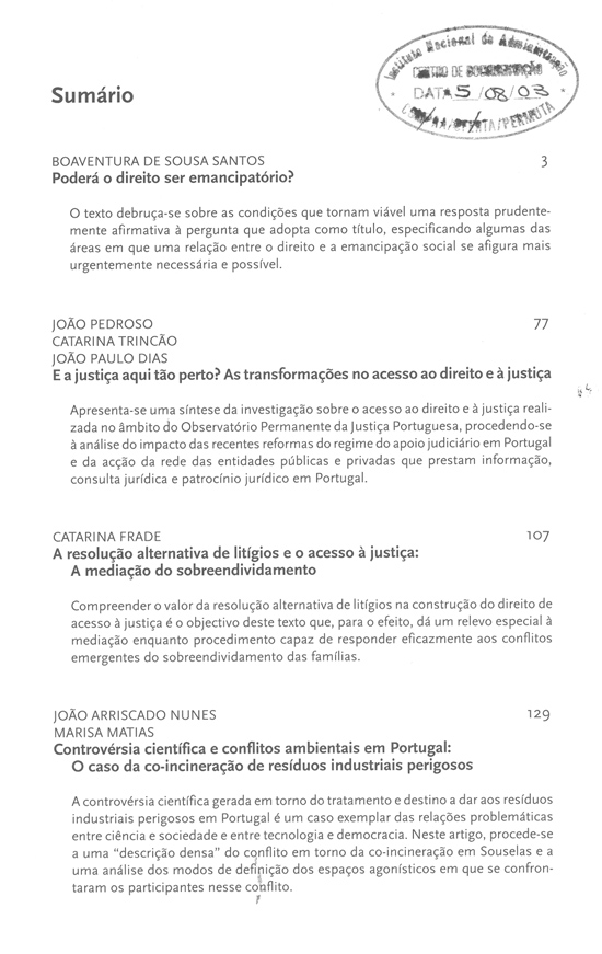 Imagem Sumário